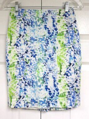 Ann Taylor 00P Cotton Sateen Pencil Skirt